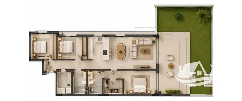 Prodej bytu 3+kk, Capdepera, Španělsko, 70 m2