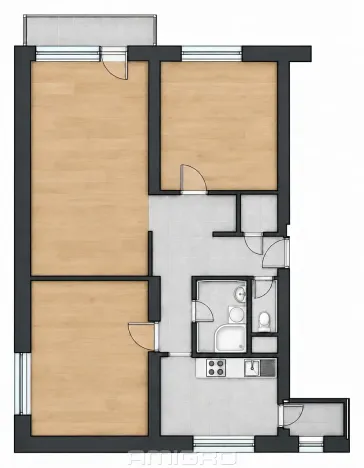 Prodej bytu 3+1, Brno, Boženy Němcové, 79 m2