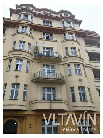 Pronájem bytu 1+kk, Praha - Vinohrady, Slezská, 45 m2