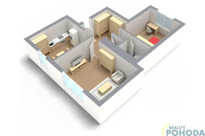 Prodej bytu 2+1, Vysoké Mýto, Pražská, 65 m2