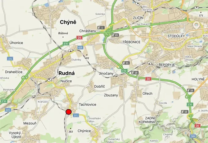 Prodej komerčního pozemku, Rudná, 6000 m2