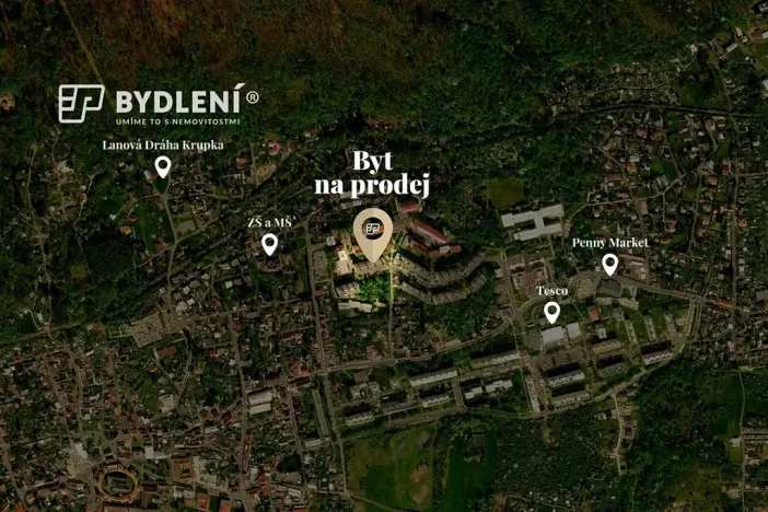 Prodej bytu 1+1, Krupka, Karla Čapka, 36 m2