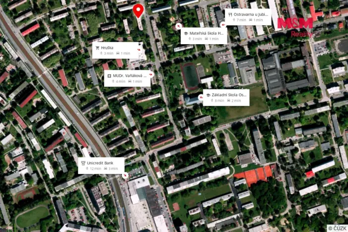 Pronájem bytu 2+1, Ostrava - Hrabůvka, Dvouletky, 56 m2