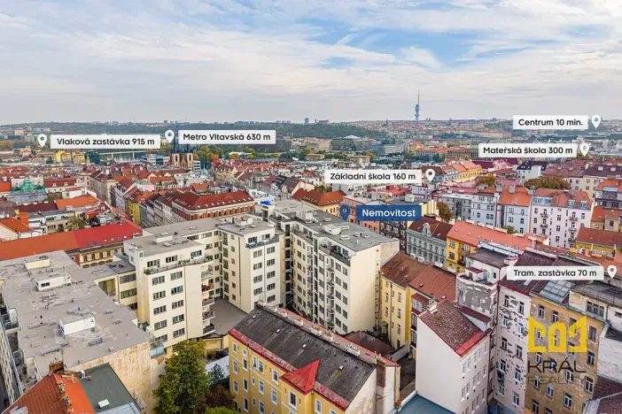 Pronájem bytu 3+kk, Praha - Holešovice, Milady Horákové, 111 m2