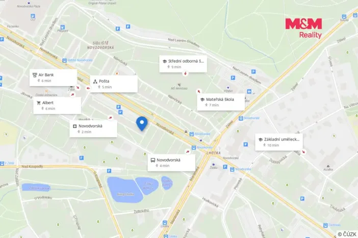 Prodej bytu 3+kk, Praha - Lhotka, Novodvorská, 67 m2