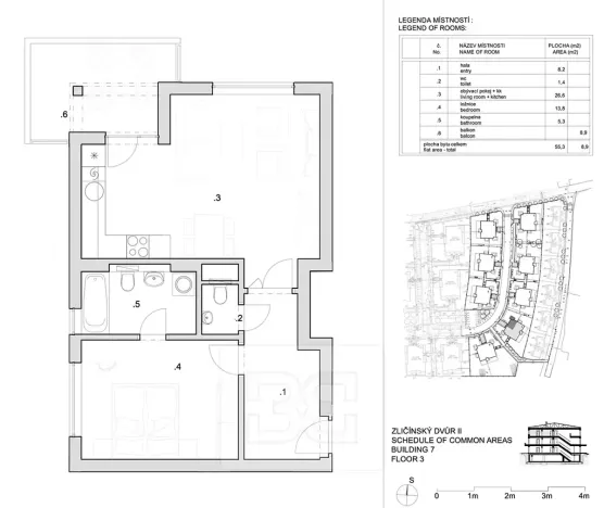 Prodej bytu 2+kk, Praha - Zličín, Lipovská, 64 m2