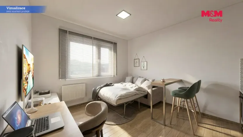 Prodej bytu 1+kk, Teplice - Trnovany, U Vlastního krbu, 19 m2
