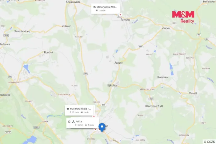 Prodej bytu 3+1, Rovensko pod Troskami, Tyršova, 66 m2