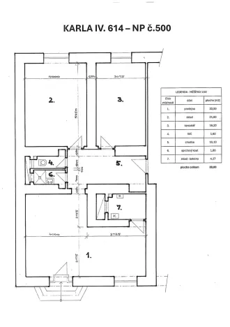 Pronájem obchodního prostoru, Hradec Králové, třída Karla IV., 89 m2