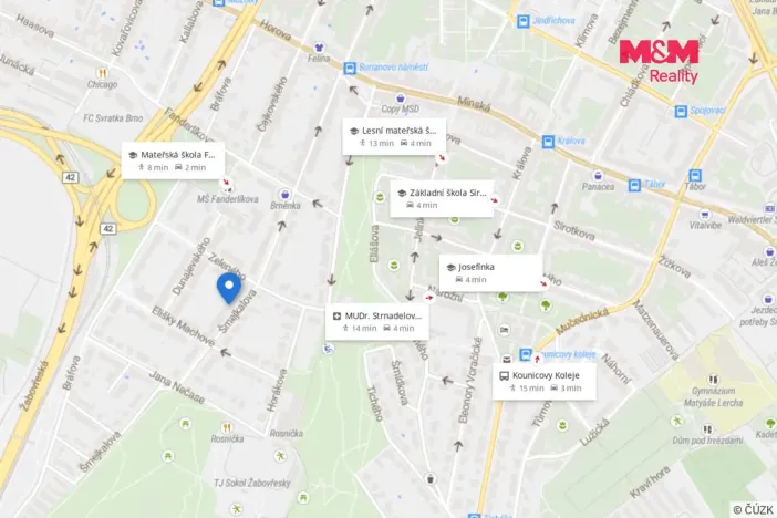 Prodej atypického bytu, Brno - Žabovřesky, Šmejkalova, 66 m2