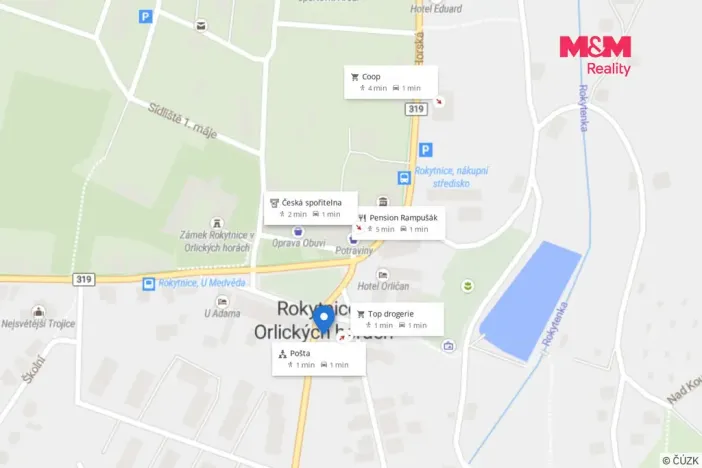 Prodej ubytování, Rokytnice v Orlických horách, náměstí T. G. Masaryka, 431 m2