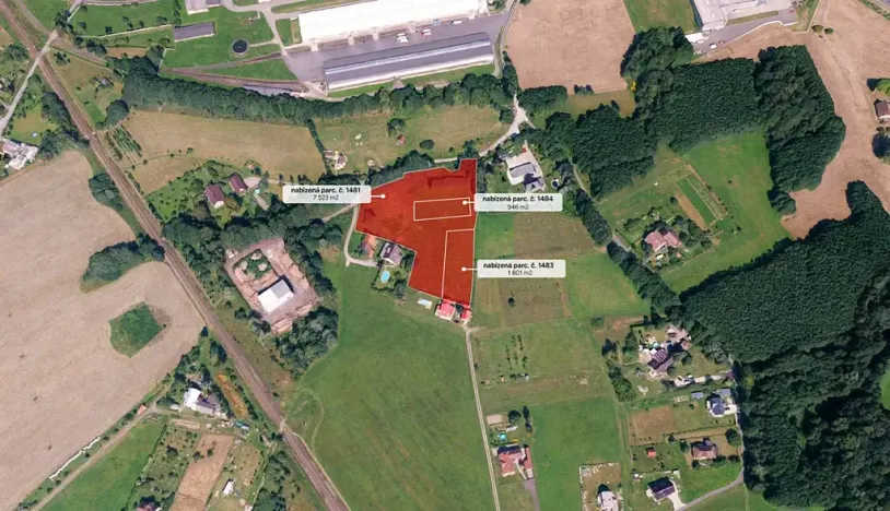 Prodej pozemku pro bydlení, Hnojník, 10270 m2