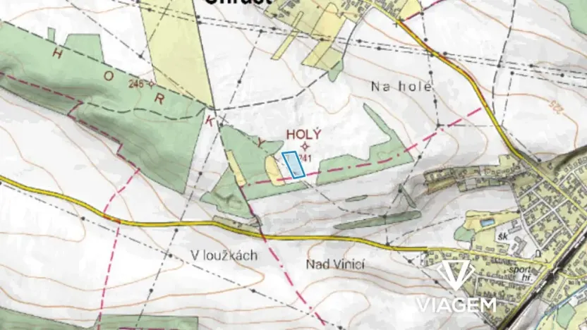 Prodej podílu pole, Chrást, 875 m2