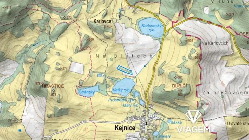 Prodej podílu pole, Kejnice, 1037 m2