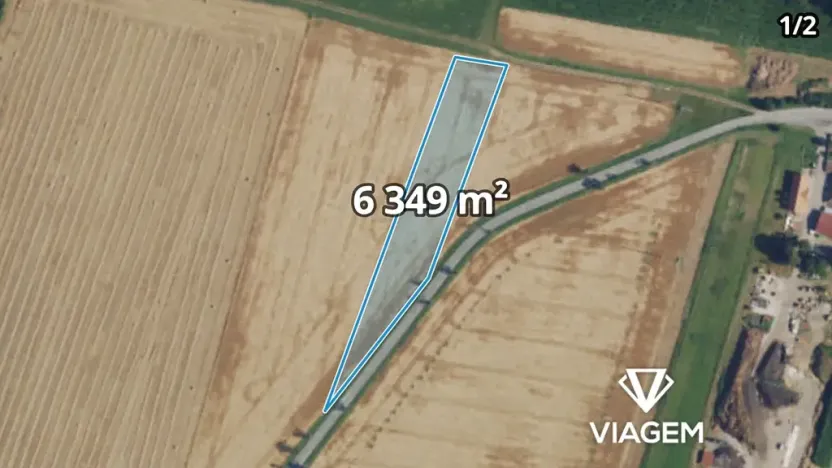Prodej podílu pole, Lysice, 1651 m2