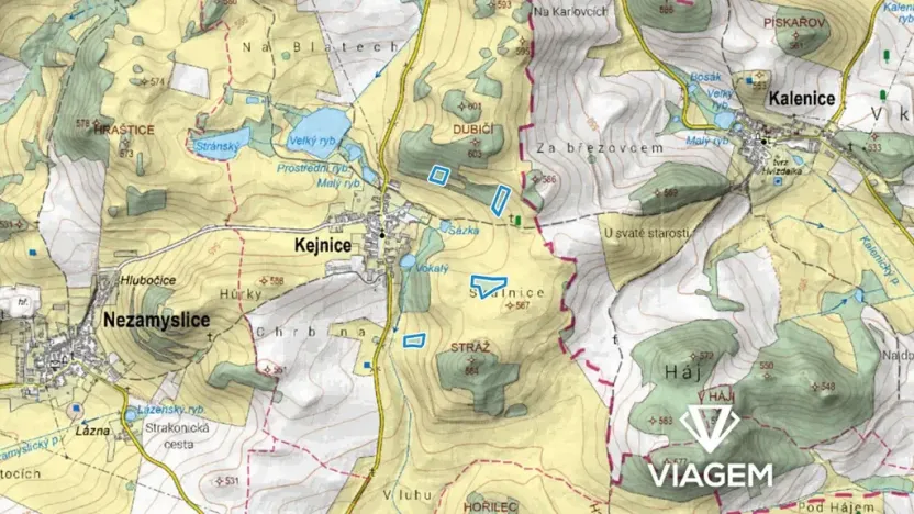 Prodej podílu pole, Kejnice, 2338 m2