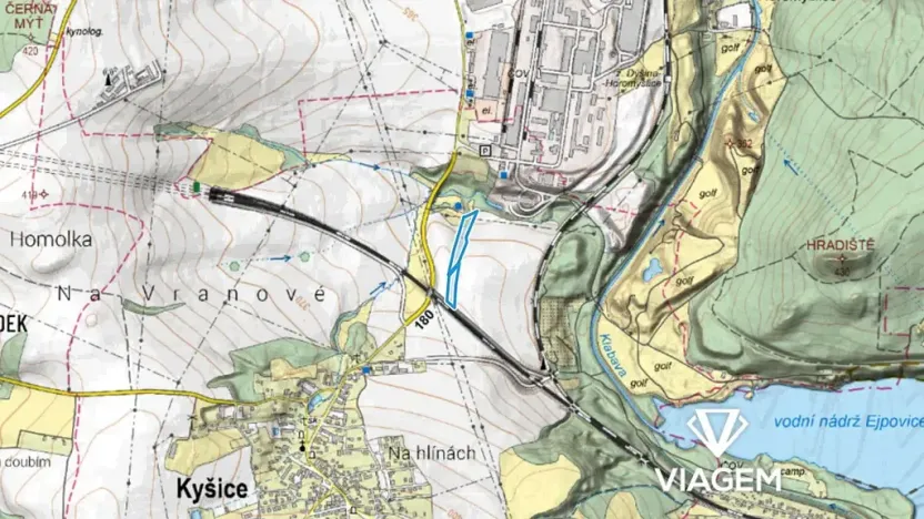 Prodej podílu pole, Kyšice, 2380 m2