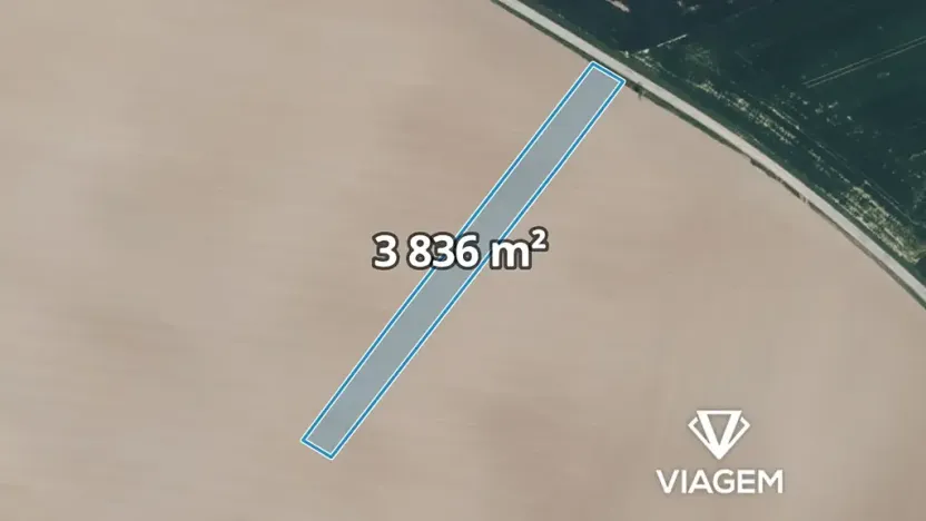 Prodej pole, Trojovice, 3836 m2