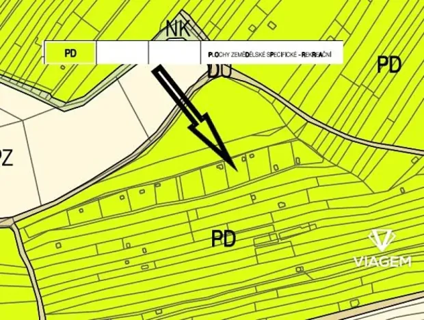 Prodej zahrady, Kyjov, 395 m2