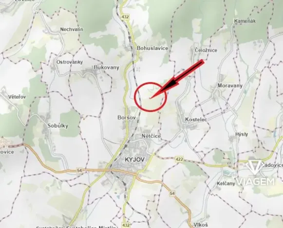 Prodej zahrady, Kyjov, 395 m2