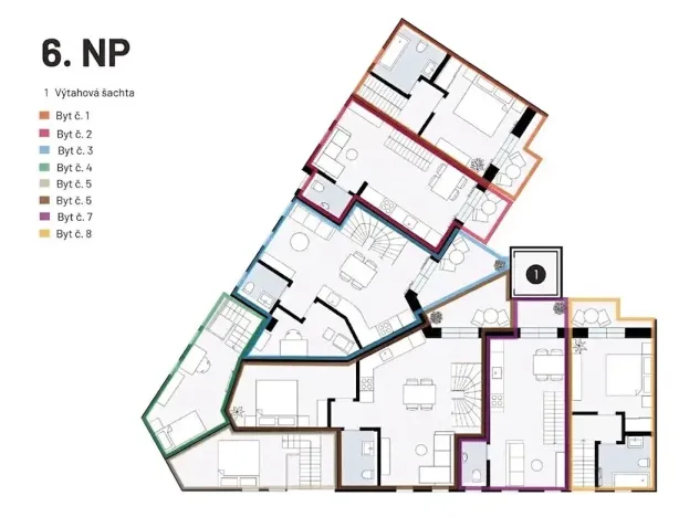 Prodej bytu 4+kk, Praha - Žižkov, Seifertova, 80 m2