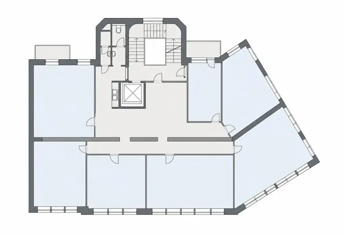 Pronájem kanceláře, Praha - Vinohrady, Uruguayská, 234 m2