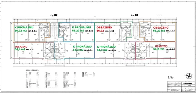 Prodej kanceláře, Pardubice, 865 m2