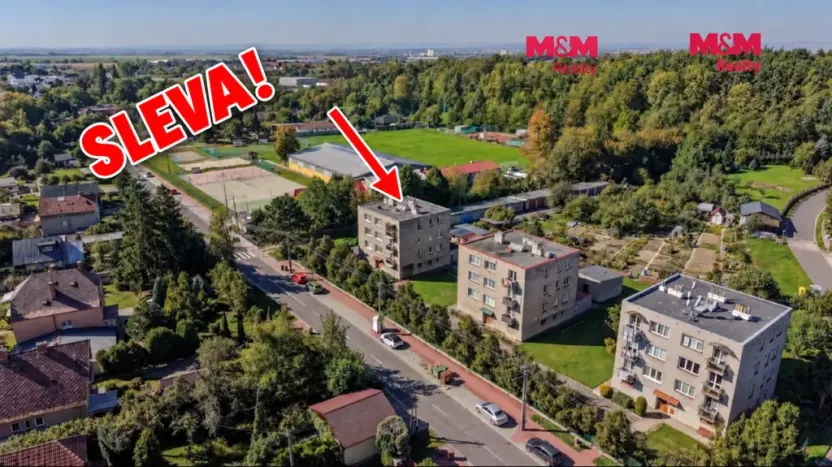 Prodej bytu 3+1, Velká Bystřice, Na Letné, 60 m2