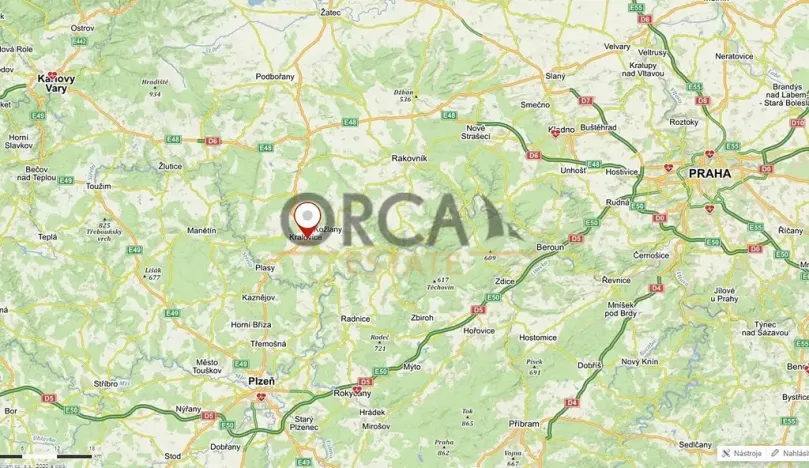 Prodej podílu louky, Kralovice, 834 m2