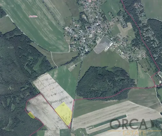 Prodej podílu pole, Arnoltice, 2916 m2