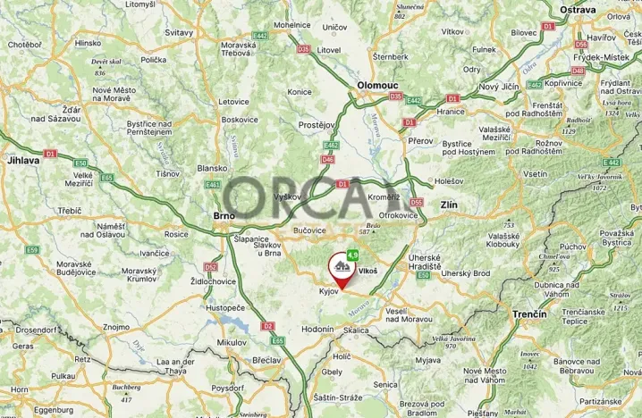 Prodej podílu pole, Vlkoš, 629 m2