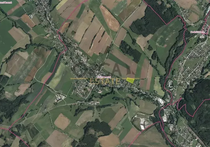 Prodej louky, Dolní Branná, 9362 m2