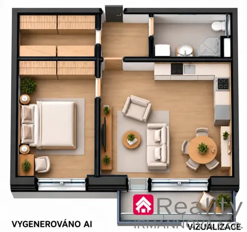 Prodej bytu 2+kk, Pohořelice, Znojemská, 61 m2