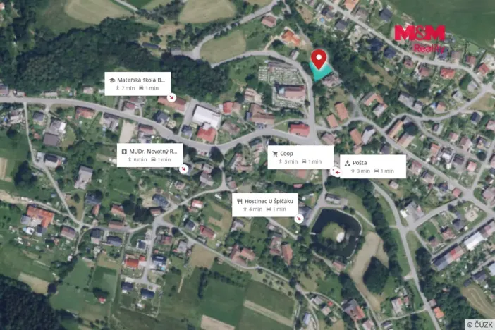 Prodej pozemku pro bydlení, Bystřec, 696 m2