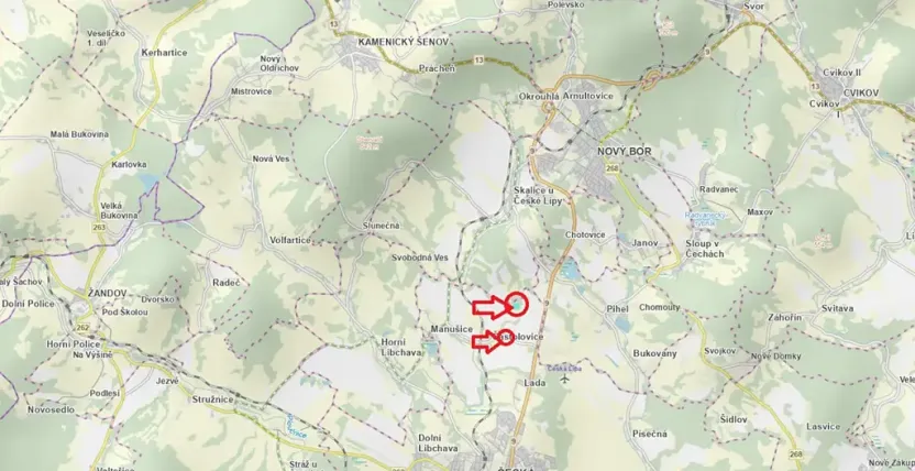 Prodej podílu lesa, Česká Lípa, 5892 m2