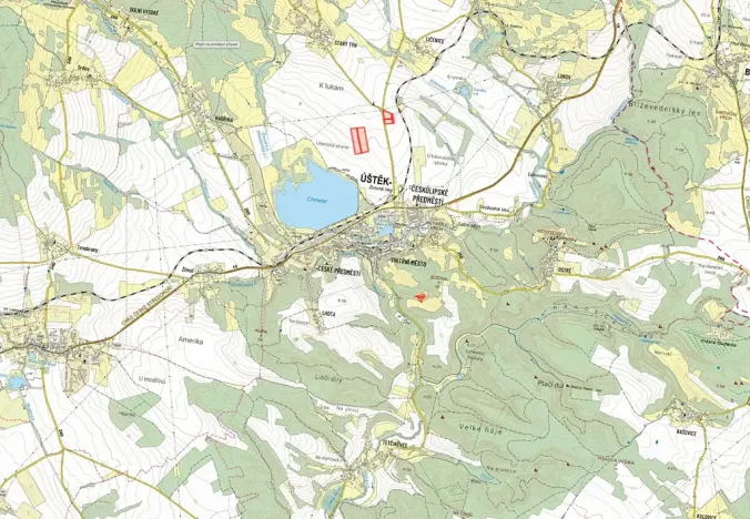 Prodej pole, Úštěk, 70012 m2
