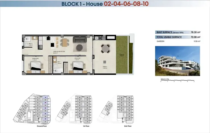 Prodej bytu 3+kk, La Marina Elche -Alicante-, Španělsko, 78 m2
