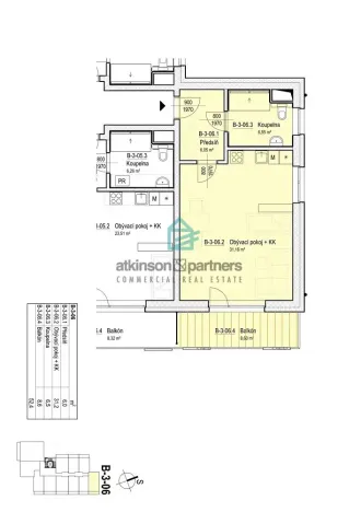 Prodej bytu 1+kk, Hluboká nad Vltavou, 44 m2