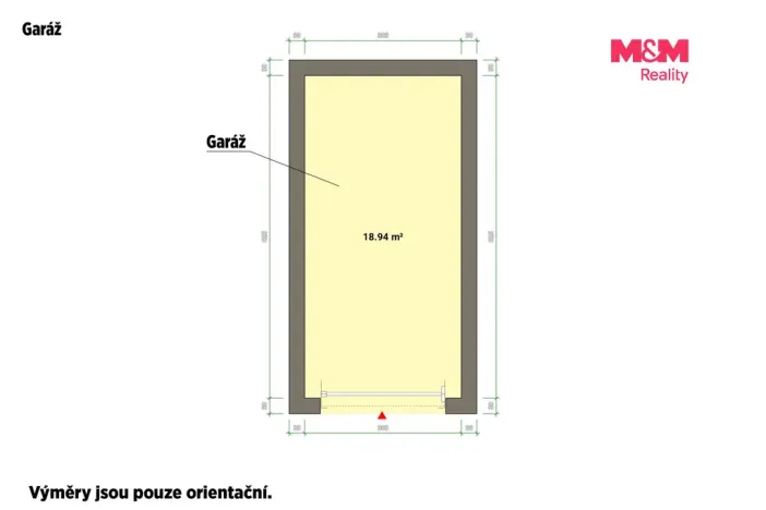 Prodej garáže, Cheb, 27 m2