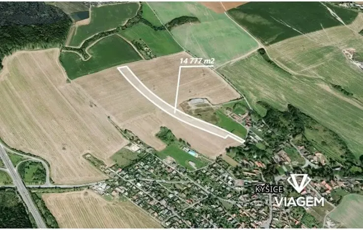 Prodej stavebního pozemku, 2955 m², Kyšice