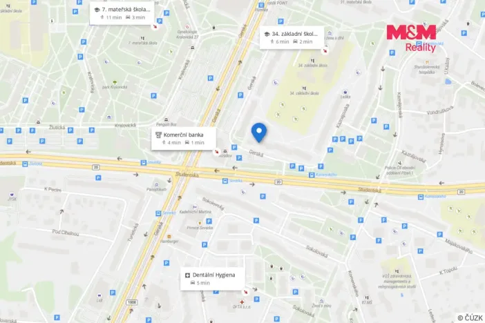 Prodej bytu 3+1, Plzeň - Bolevec, Studentská, 70 m2