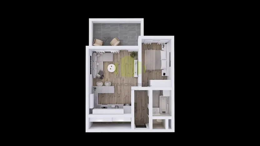 Pronájem bytu 2+kk, Olomouc, Topolová, 56 m2