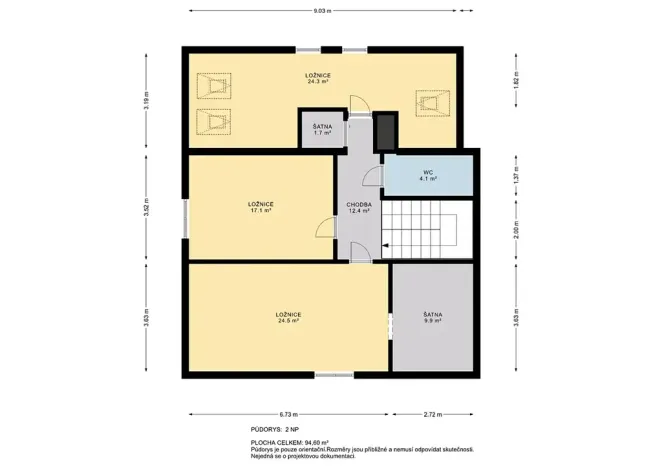 Prodej vily, Jirny, 306 m2