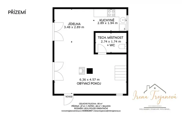 Prodej rodinného domu, Lešany, 85 m2