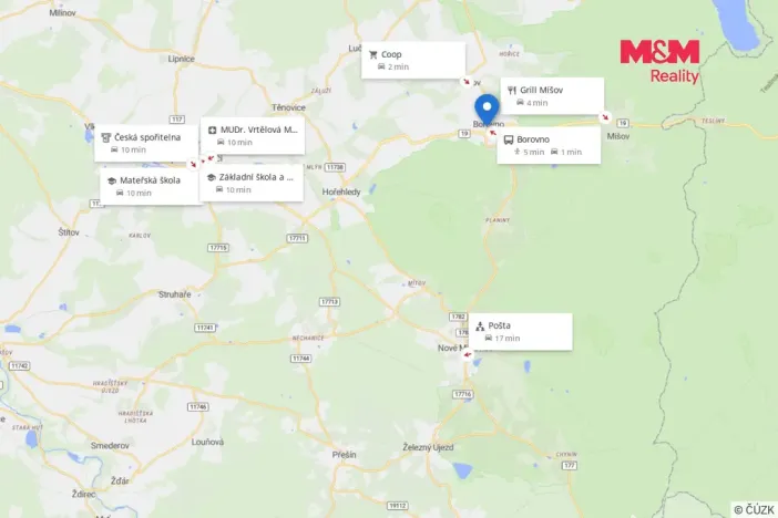 Prodej rodinného domu, Borovno, 75 m2