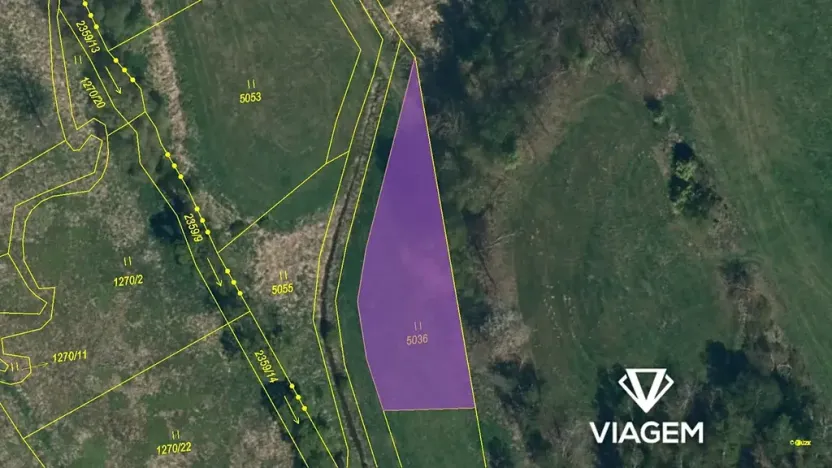 Prodej pole, Dolní Cerekev, 890 m2