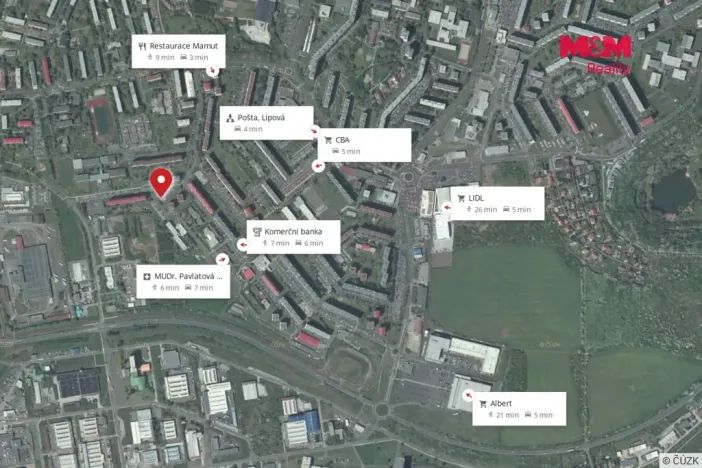 Prodej bytu 3+1, Most, Albrechtická, 66 m2