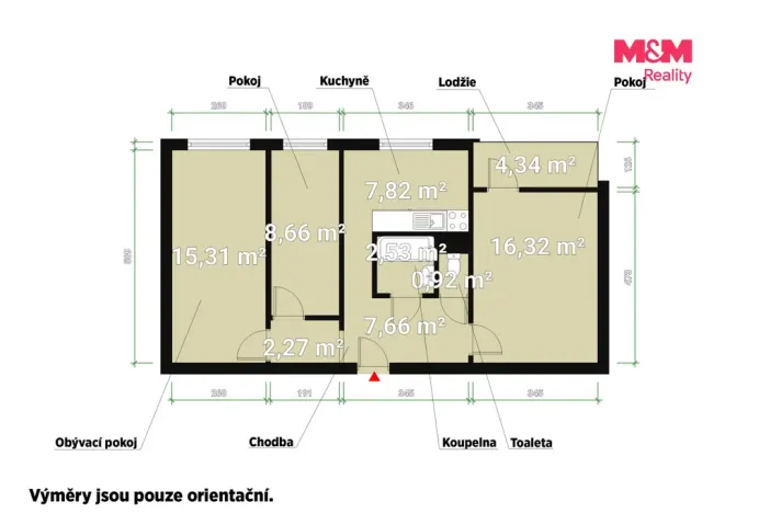 Pronájem bytu 3+1, Plzeň - Bolevec, Tachovská, 62 m2