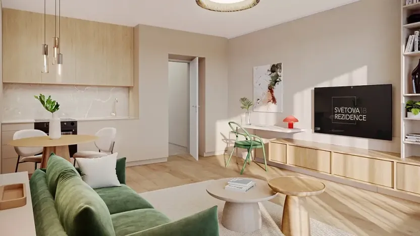 Prodej bytu 1+kk, Praha - Libeň, Světova, 30 m2